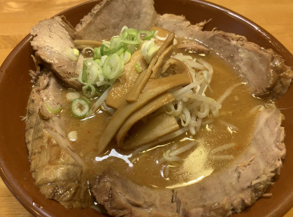 「味噌チャーシュー」@あたりばちラーメンの写真