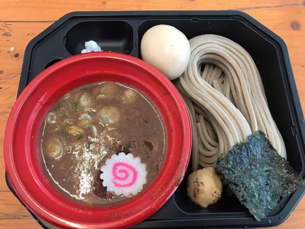 「[中華蕎麦 沙羅善] 濃厚豚骨魚介つけ麺＋味玉」@大つけ麺博 2022の写真