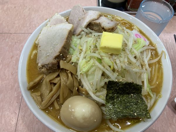 「中華そば（並）みそ野菜&バター」@所沢大勝軒の写真