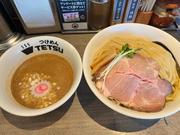 「つけ麺　特盛」@つけめんTETSU あざみ野店の写真