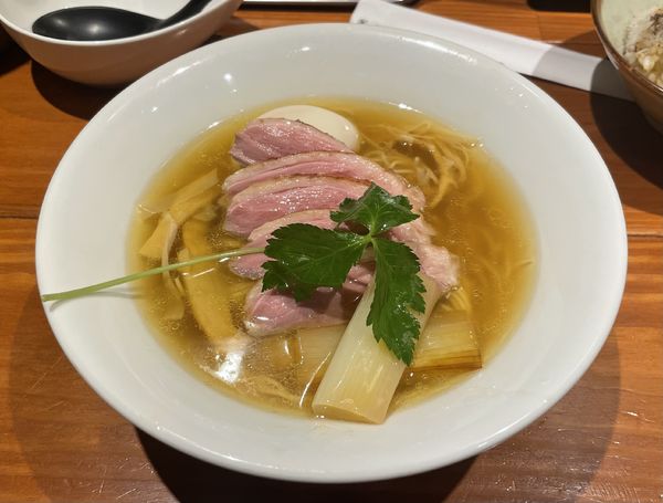 「【限定】鴨蕎麦（塩）」@麺屋 真心の写真