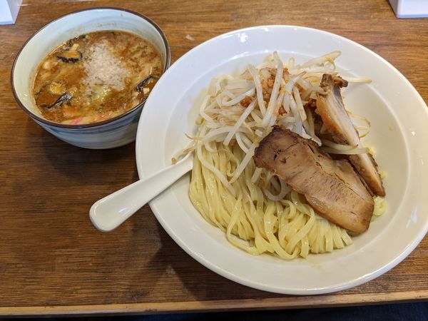 「味噌・坂戸つけめん」@濃厚つけ麺 茜堂の写真