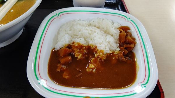 「味噌ラーメンセットのミニカレー」@海員生協本牧レストランの写真