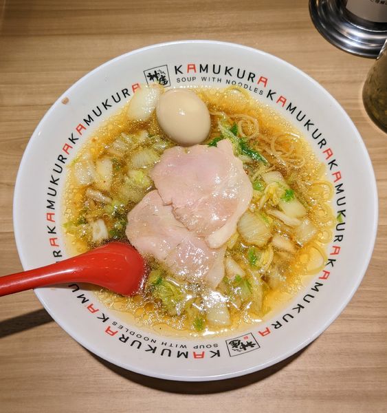 「煮玉子ラーメン　910円」@どうとんぼり神座 グランスタ八重北店の写真