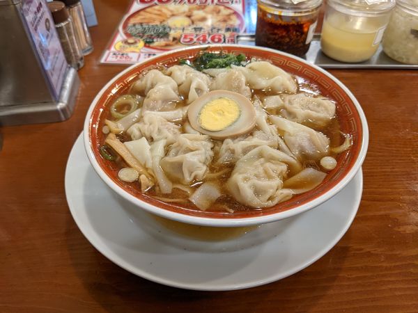 「広州わんたんめん（醤油）」@広州市場 西新宿店の写真