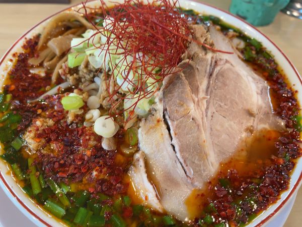 「台湾ラーメン850円+とうがらし100円」@麺食処 じゅんちゃん家の写真