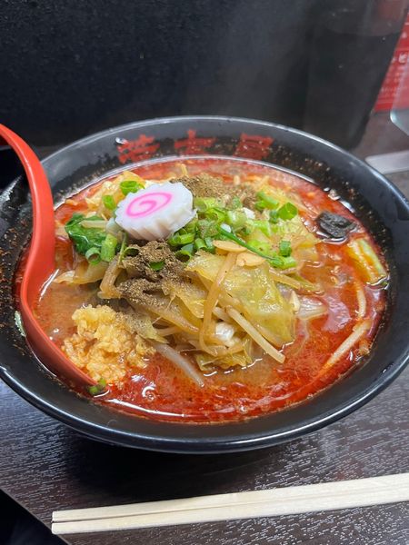 「大辛野菜」@元祖旨辛系タンメン 荒木屋の写真