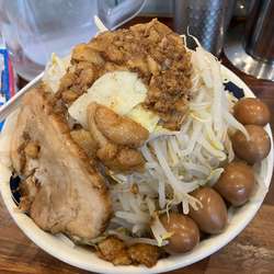 雷そば濃厚　ゴロボキ麺