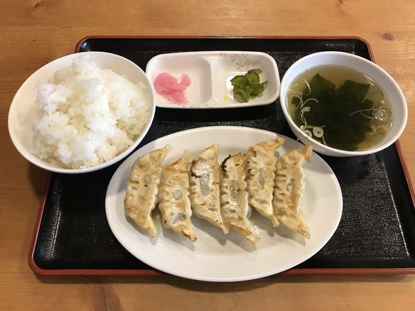 「【朝メニュー】餃子セット　500円」@宇都宮餃子館 健太餃子 東口店の写真