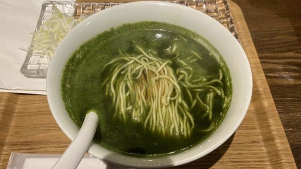 「夜限定 春菊ラーメン」@月島ロックの写真