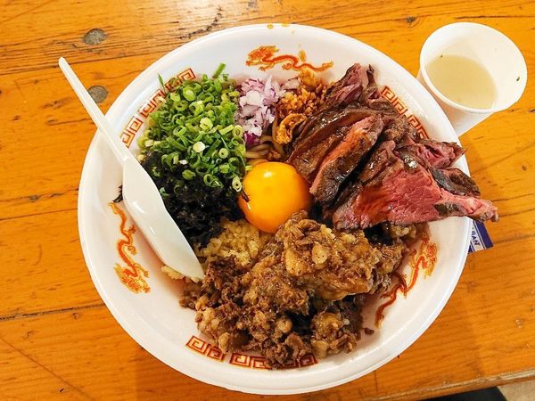 「【麺の虜牛の虜】ビーフまぜそば」@大つけ麺博 2022の写真