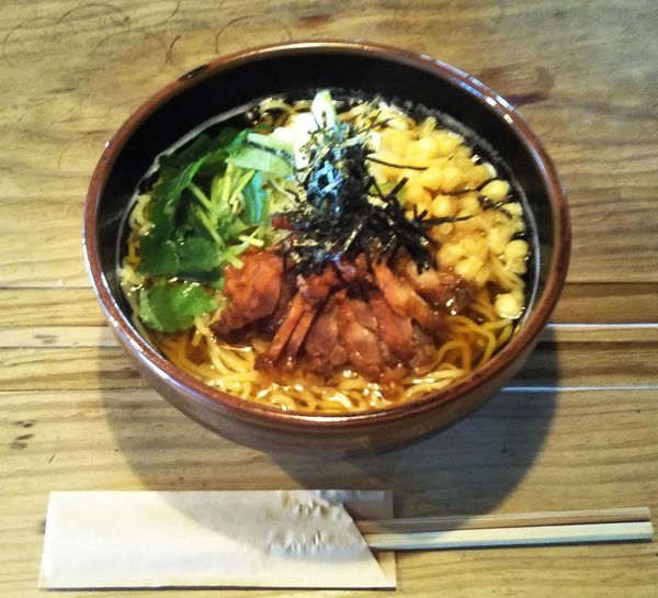 「あっつい鳥中華」@酒場・山形そば ふくやの写真