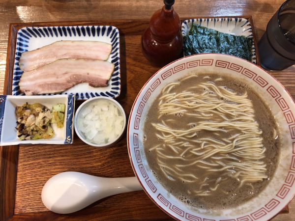 「海富そば（単品）950円」@炭火焼濃厚中華そば 威風堂道の写真