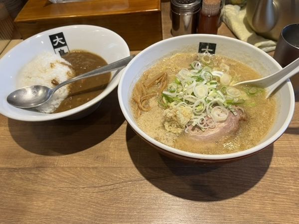 「味噌ラーメン＋ミニカレー」@大島の写真