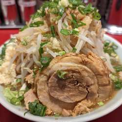 ラーメン（ライト）/大盛り/ヤサイ.アブラ.ネギ.ニンニク