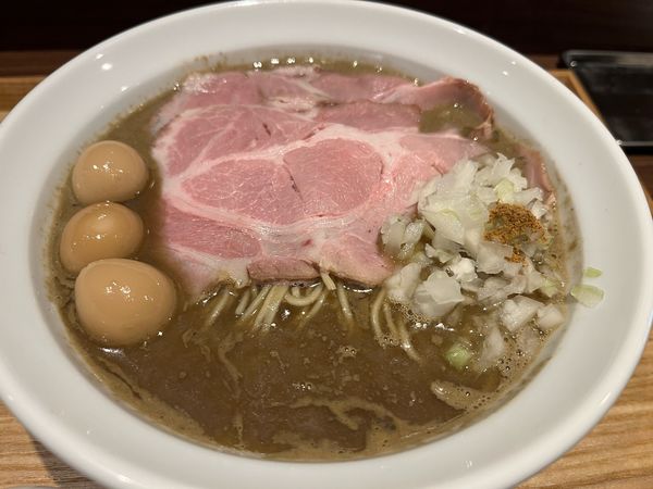 「ニボプレッソ+うずら味玉」@NIBOSHIMANIAの写真