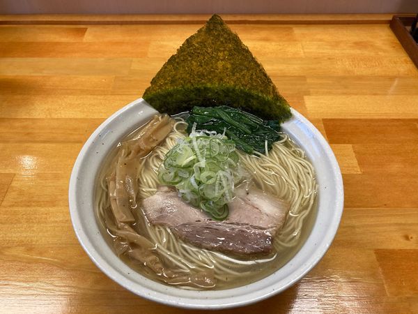 「塩そば・大盛」@麺処 諭吉 筑西玉戸店の写真