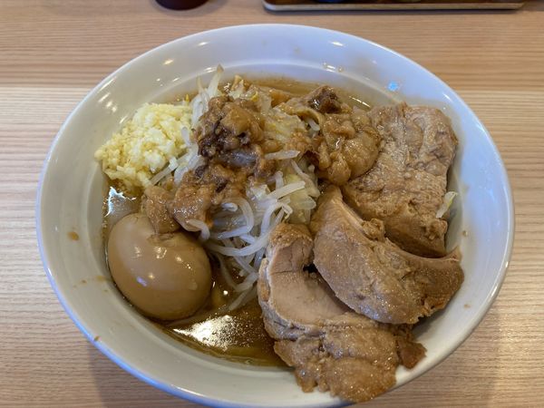 「豚ラーメン・味玉、アブラ、ニンニク」@Smart Pigの写真