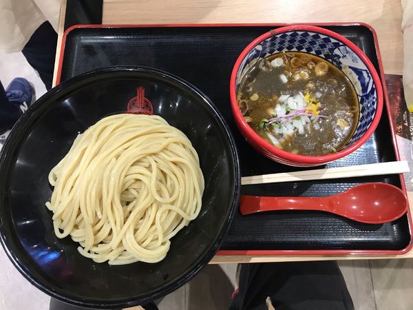 「濃厚煮干しつけ麺　中盛り」@三田製麺所 イオンモール座間店の写真