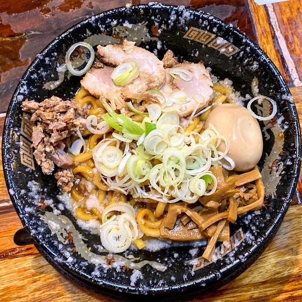 「爆盛油脂麺 ¥950」@らーめん 平太周 味庵の写真