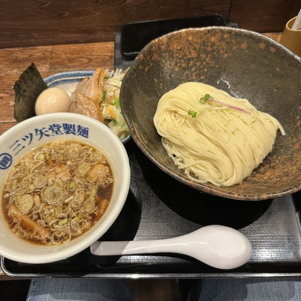 「マル徳鶏つけそば　中盛　¥1,220」@三ツ矢堂製麺 流山おおたかの森S.C店の写真