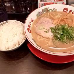 平日限定販売ラーメンライスセット(980円)麺大盛り(180円)