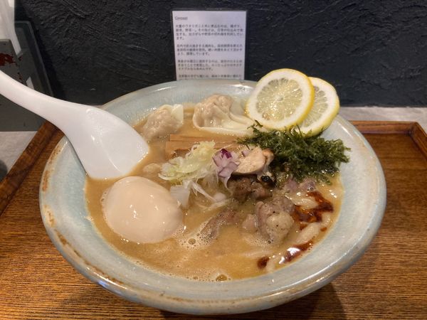 「りょうくん蟹ラー麺＋特製　¥1400」@Homemade Ramen 青麦の写真