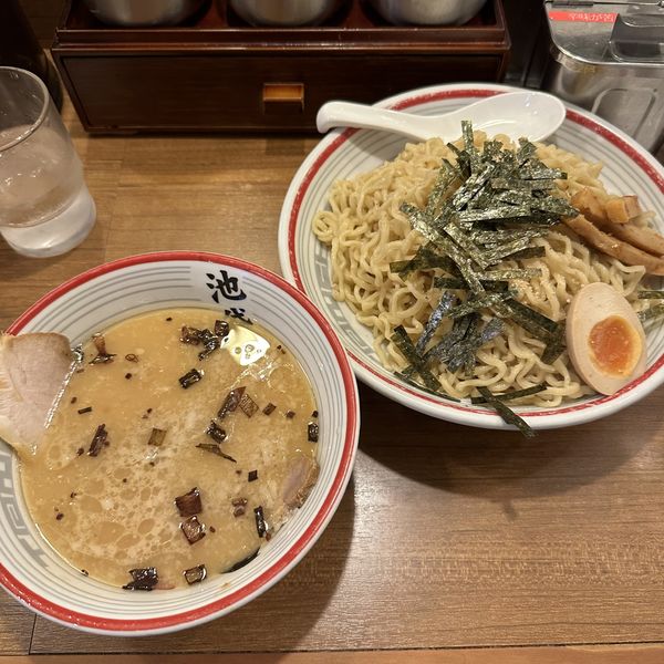 「豚骨つけ麺　大盛　¥950」@屯ちん 池袋西口店の写真