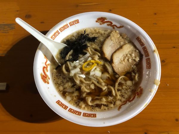 「【酒麺亭 潤】燕三条背脂中華 900円」@大つけ麺博 2022の写真