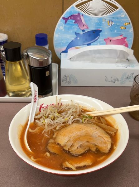 「辛々ラーメン」@くるまやラーメン おゆみ店の写真