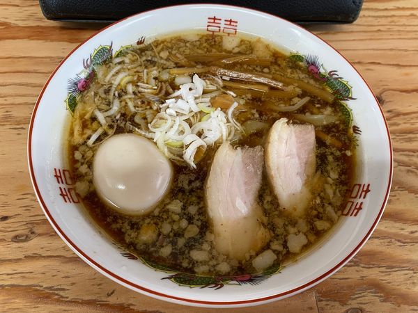 「手揉み醤油880円+味玉120円」@湘南の手前の写真