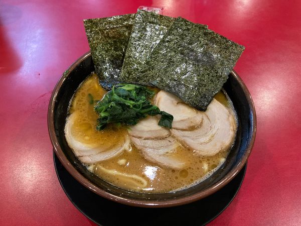 「バラチャーシュー麺・中盛」@家系ラーメン たつ家の写真