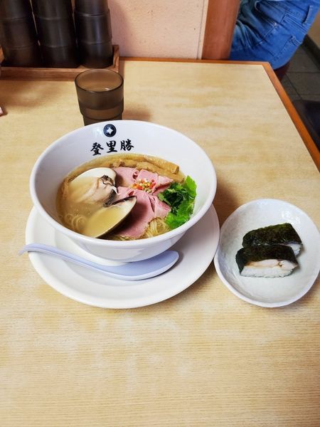 「蛤ラーメン@1450」@らぁめん登里勝の写真