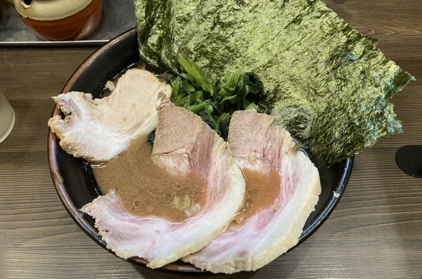 「ラーメン 海苔 創業焼豚」@横浜家系らーめん 武道家の写真