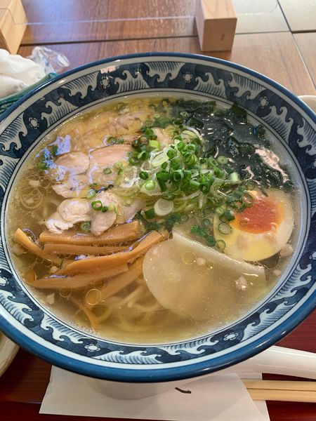 「オールシャモラーメン」@あじせん 楓亭の写真