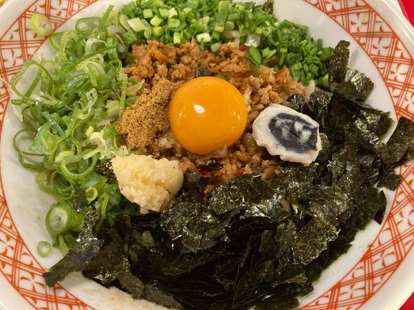 「台湾まぜそば　並盛り」@つけ麺 ラーメン タカヤマ55 南与野本店の写真