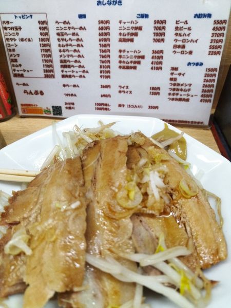 「つまみ豚角煮」@らーめん らんぶるの写真