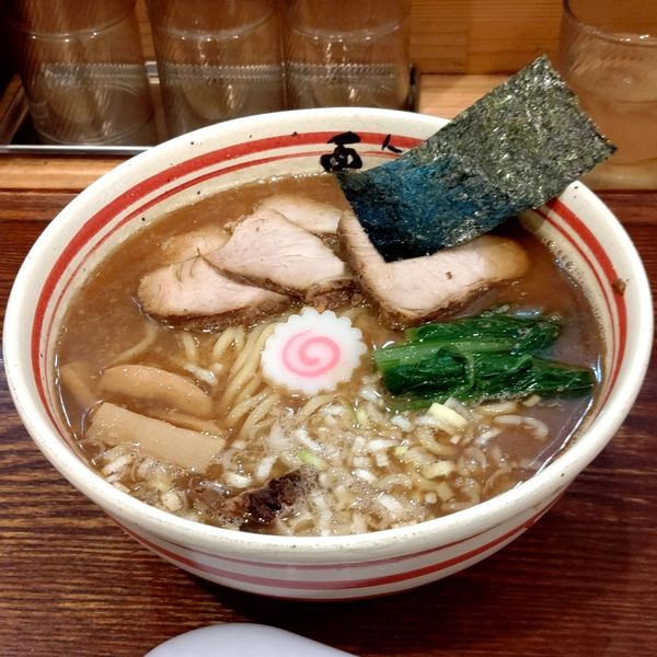 「らーめん (中)」@人形町 兎屋の写真