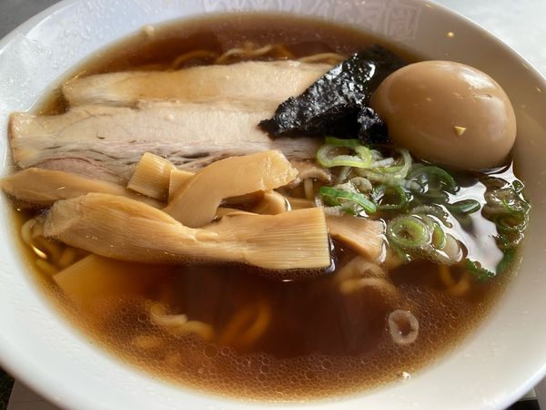 「中華そば処　琴平荘+味玉」@らあめん花月嵐 ひたちなか高場店の写真