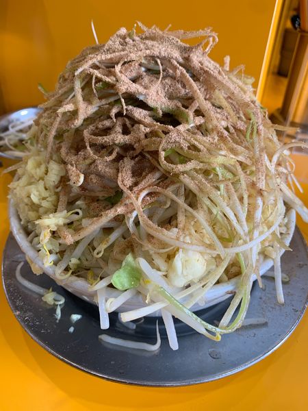 「プチ二郎 ニンニクマシマシアブラ スネ男(限定)」@ラーメン二郎 八王子野猿街道店2の写真