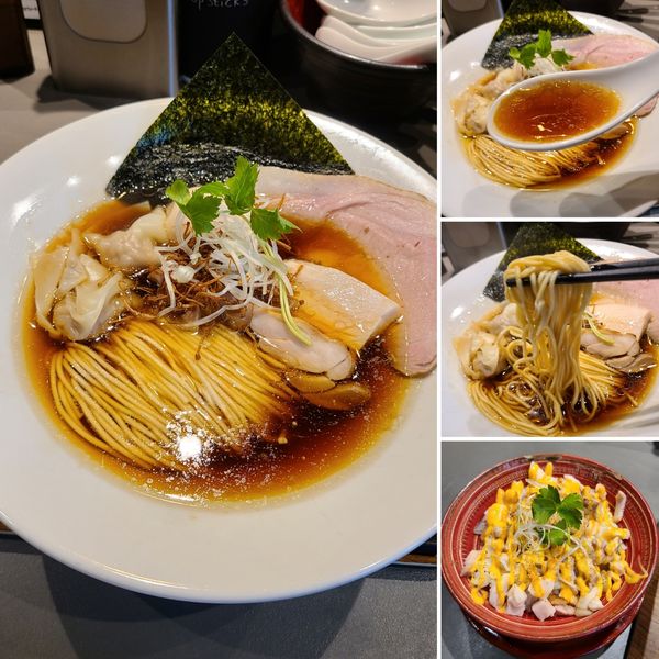 「特上醤油らぁ麺+炙りマヨチャーシュー飯¥480」@Ramen Break Beatsの写真