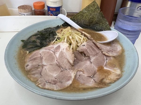 「ねぎみそチャーシュー中」@◯つばき食堂の写真