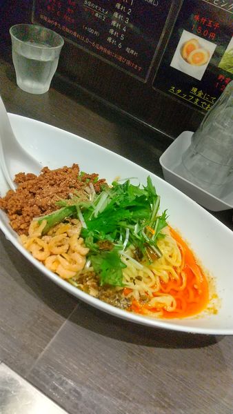 「汁なし担々麺」@四川担担麺 阿吽 キッテグランシェ店の写真