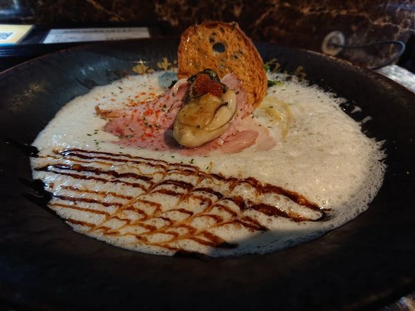 「牡蠣ラーメン豆乳スープ（８９０円）」@ただいま、変身中。の写真