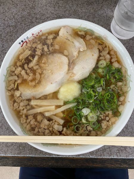 「中華そば大盛脂マシマシニンニクトッピング」@つたふじ 福山支店の写真