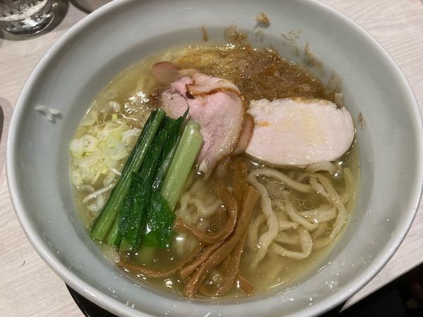 「【限定】新麦手揉み塩拉麺¥1100」@柳麺 呉田-goden-の写真
