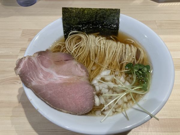 「煮干しそば (白) 880円」@一番だしラーメン しんせんの写真