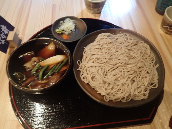 「山菜つけそば(1550円)」@なが井の写真