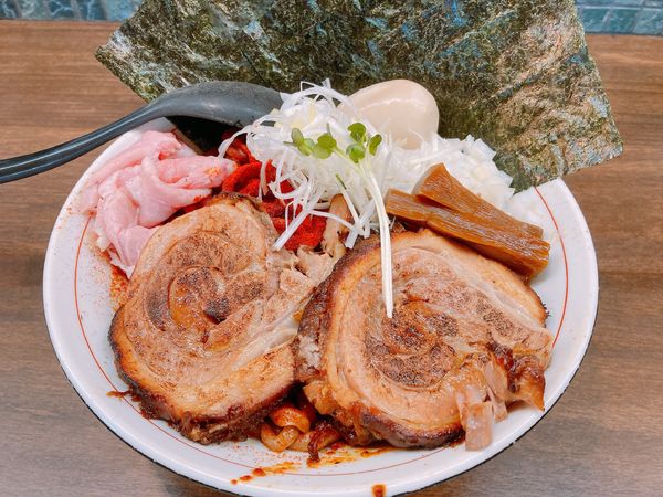 「特製辛あつそば（大）」@麺屋みつば＋クローバーの写真