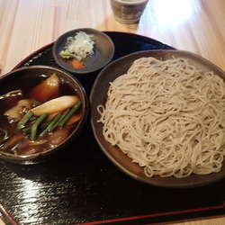 山菜つけそば(1550円)